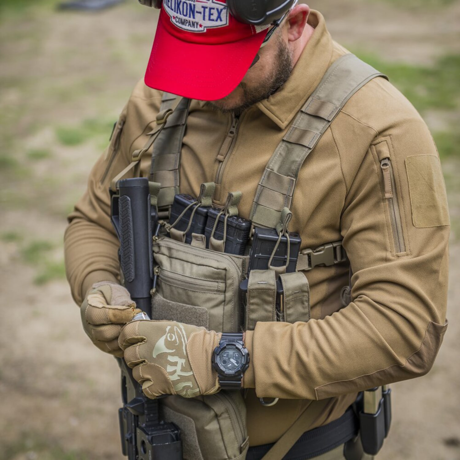 Сорочка поло Helikon-Tex Range Long Sleeve - Coyote