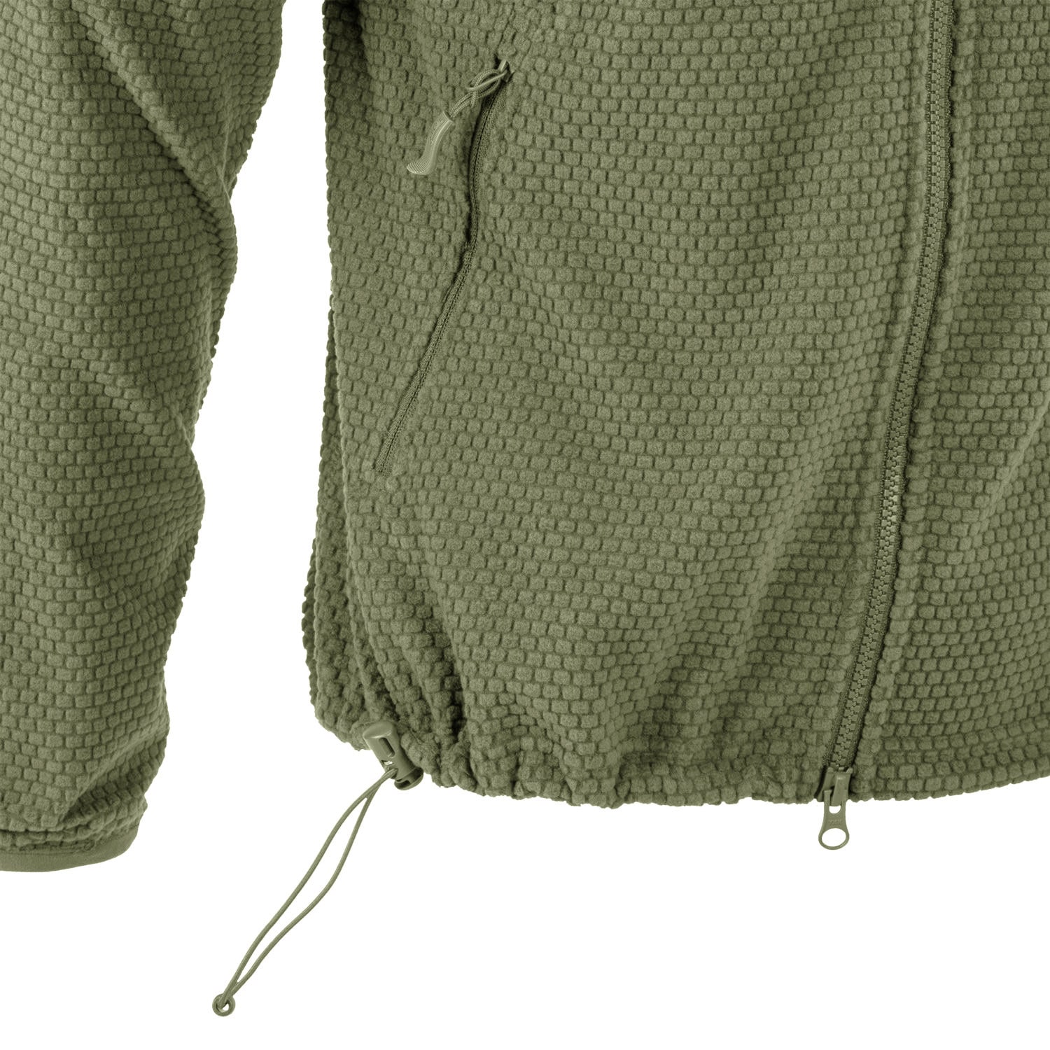 Флісова кофта Helikon-Tex Alpha Hoodie Grid Fleece - Olive Green