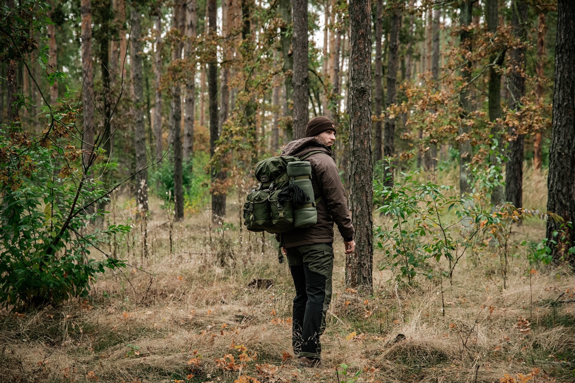 Штани Helikon-Tex Hybrid Outback DuraCanvas - Taiga Green/Black