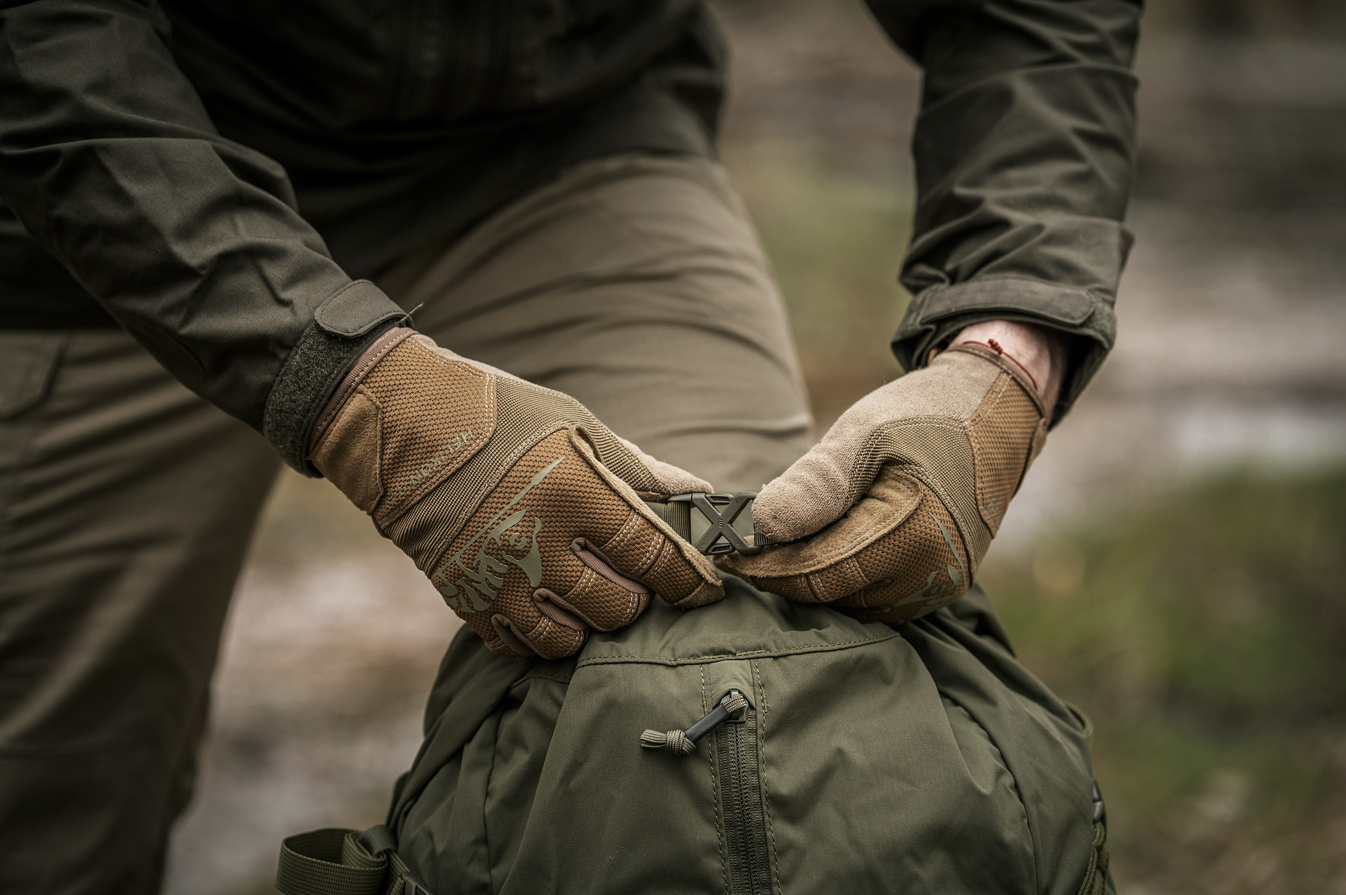 Рукавиці Helikon Range Tactical - Coyote/Adaptive Green