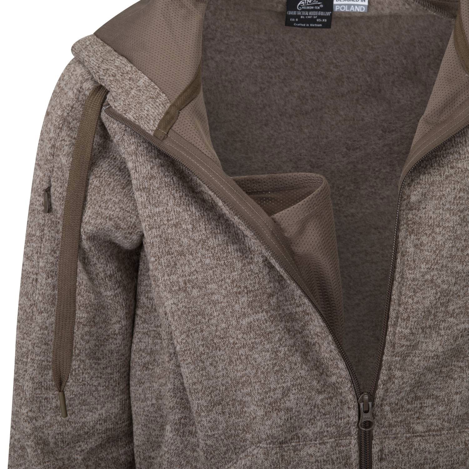 Кофта Helikon-Tex Covert Tactical Hoodie - Light Brown Melange