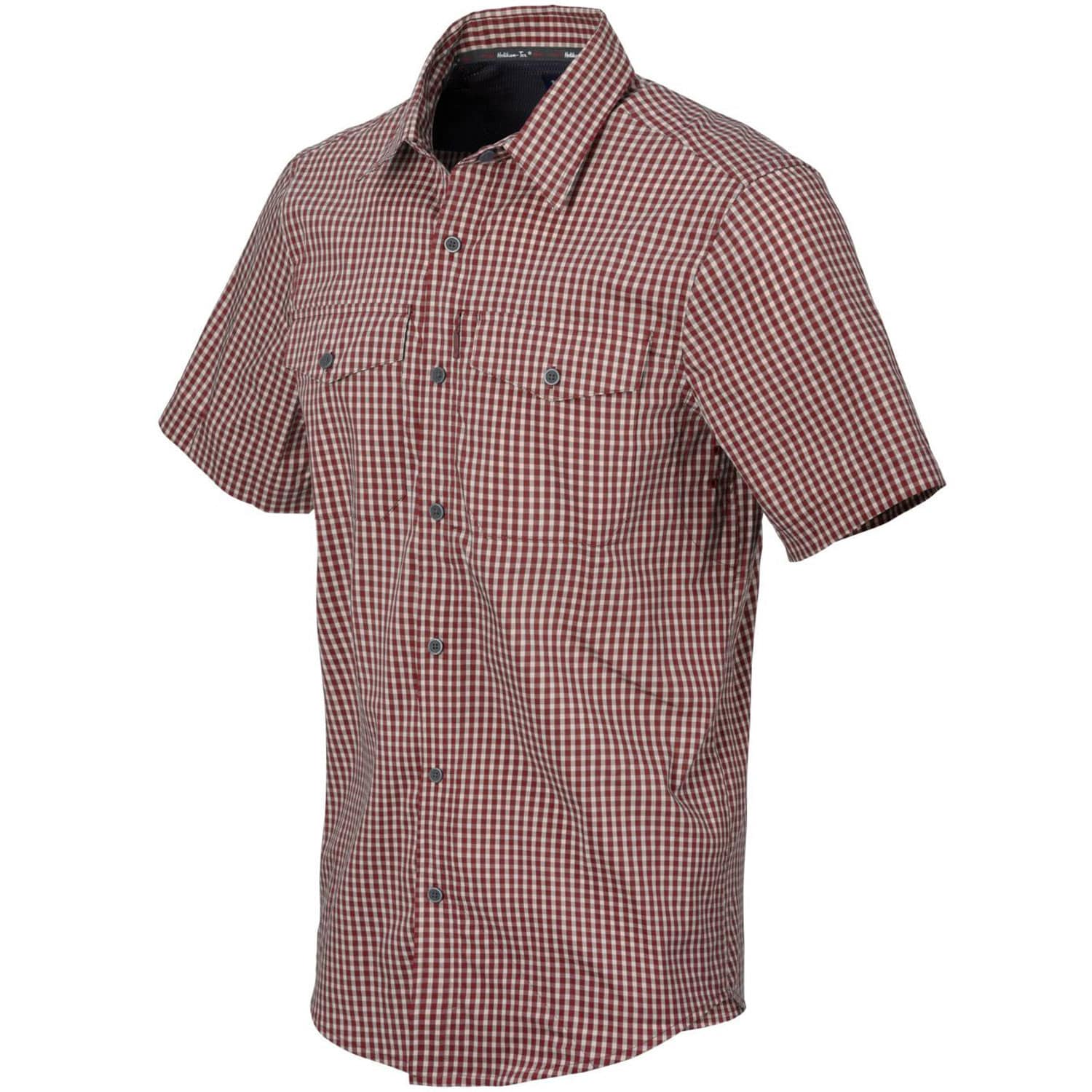 Сорочка Helikon Covert Concealed Carry Short Sleeve - Dirt Red Checkered