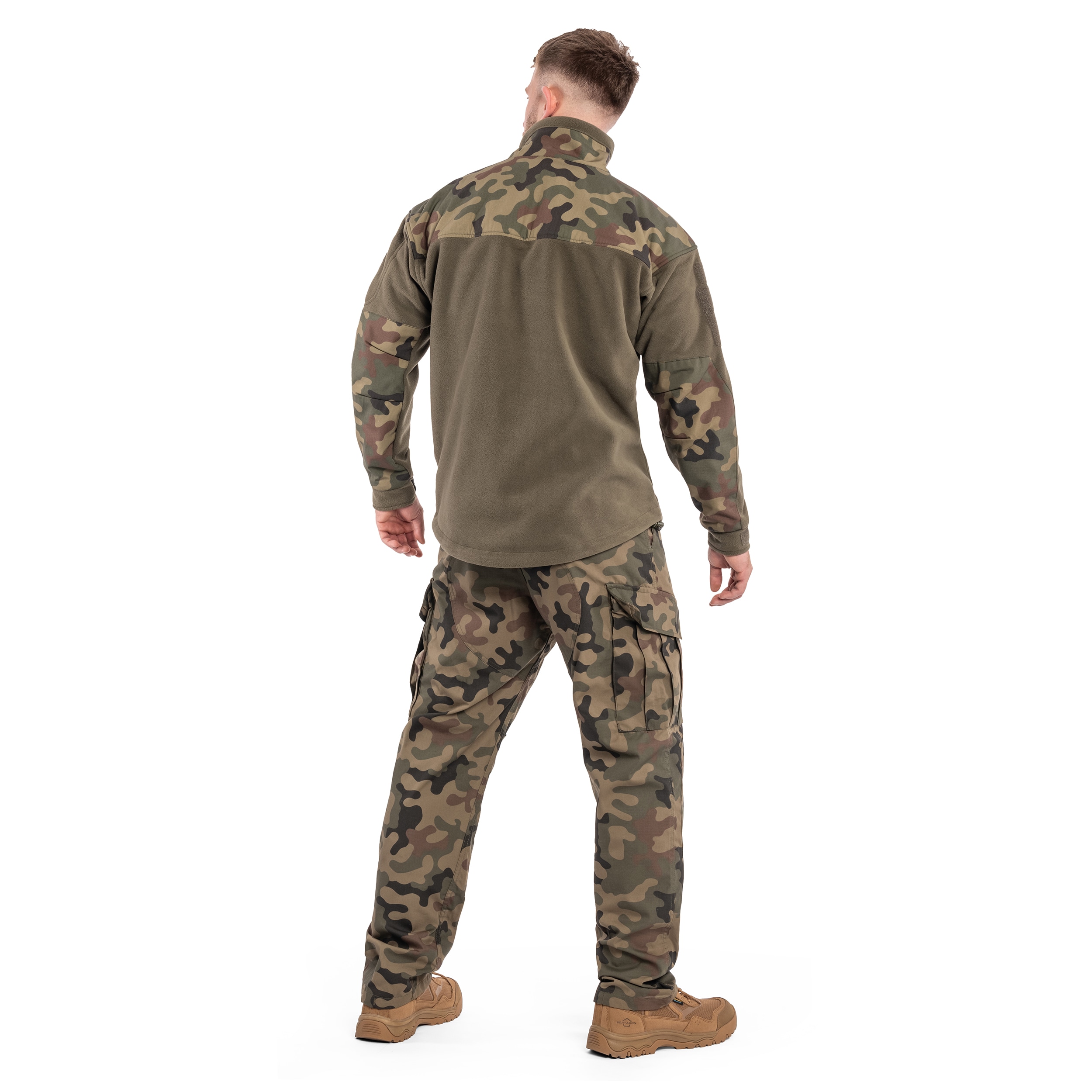 Флісова кофта Helikon-Tex Infantry - Olive Green/wz.93 Pantera PL Woodland