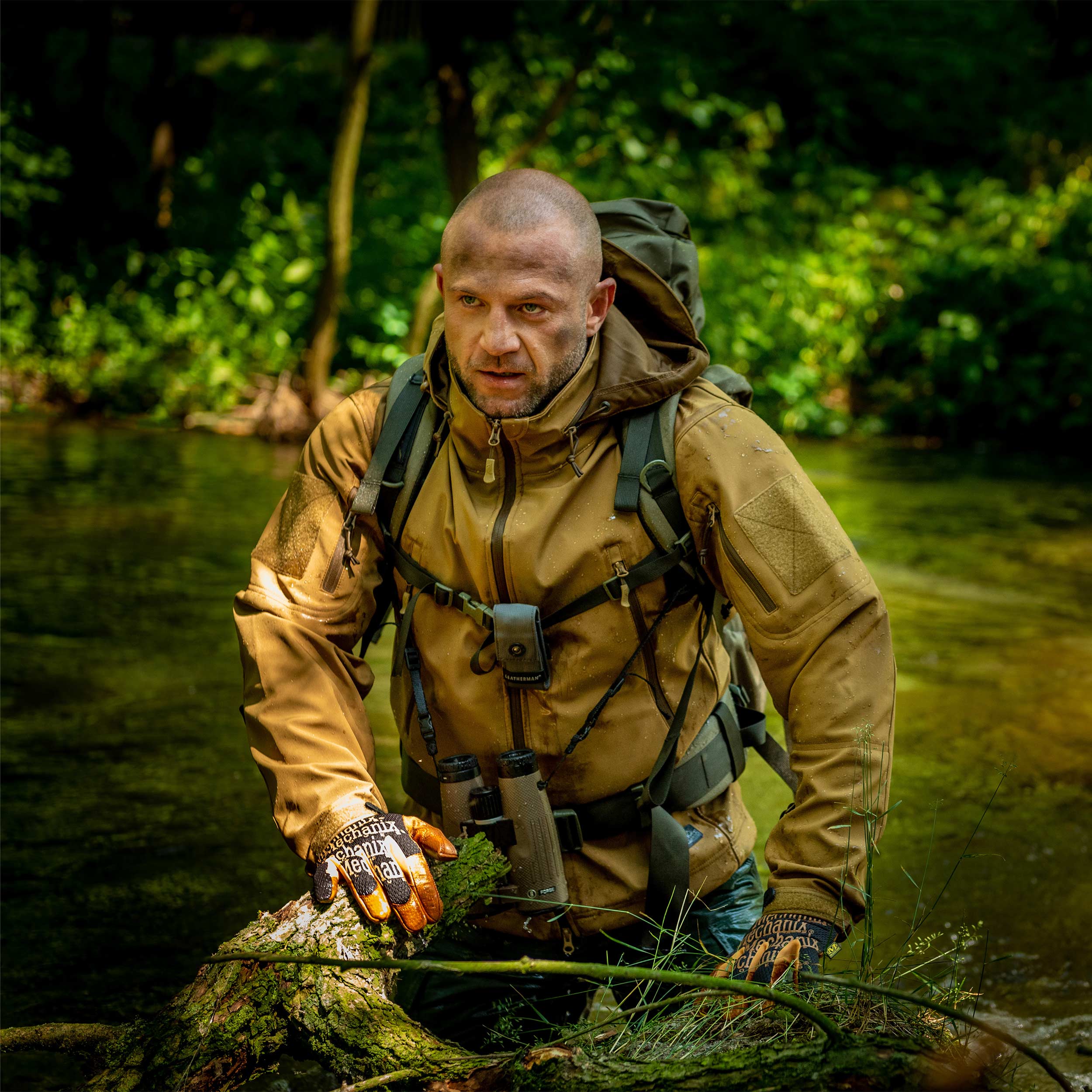 Куртка Helikon-Tex Gunfighter Softshell Shark Skin Windblocker - Coyote