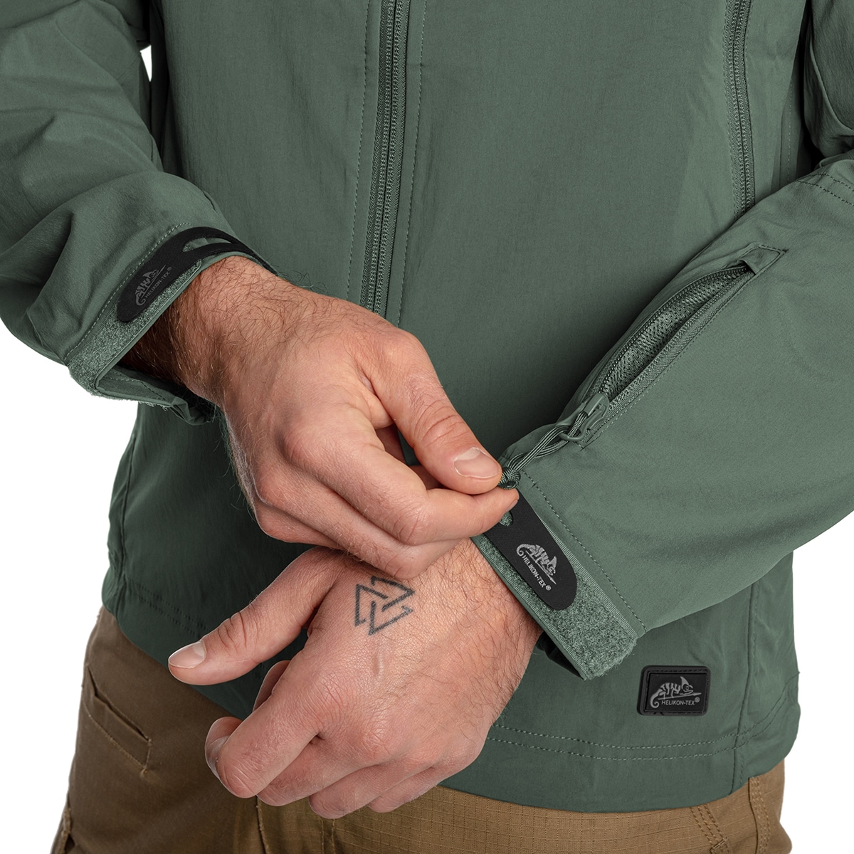 Куртка Helikon Trooper StormStretch Softshell - Alpha Green
