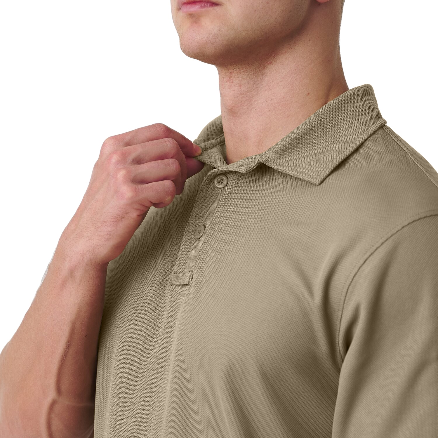 Термоактивна футболка Поло Helikon-Tex UTL TopCool - Khaki