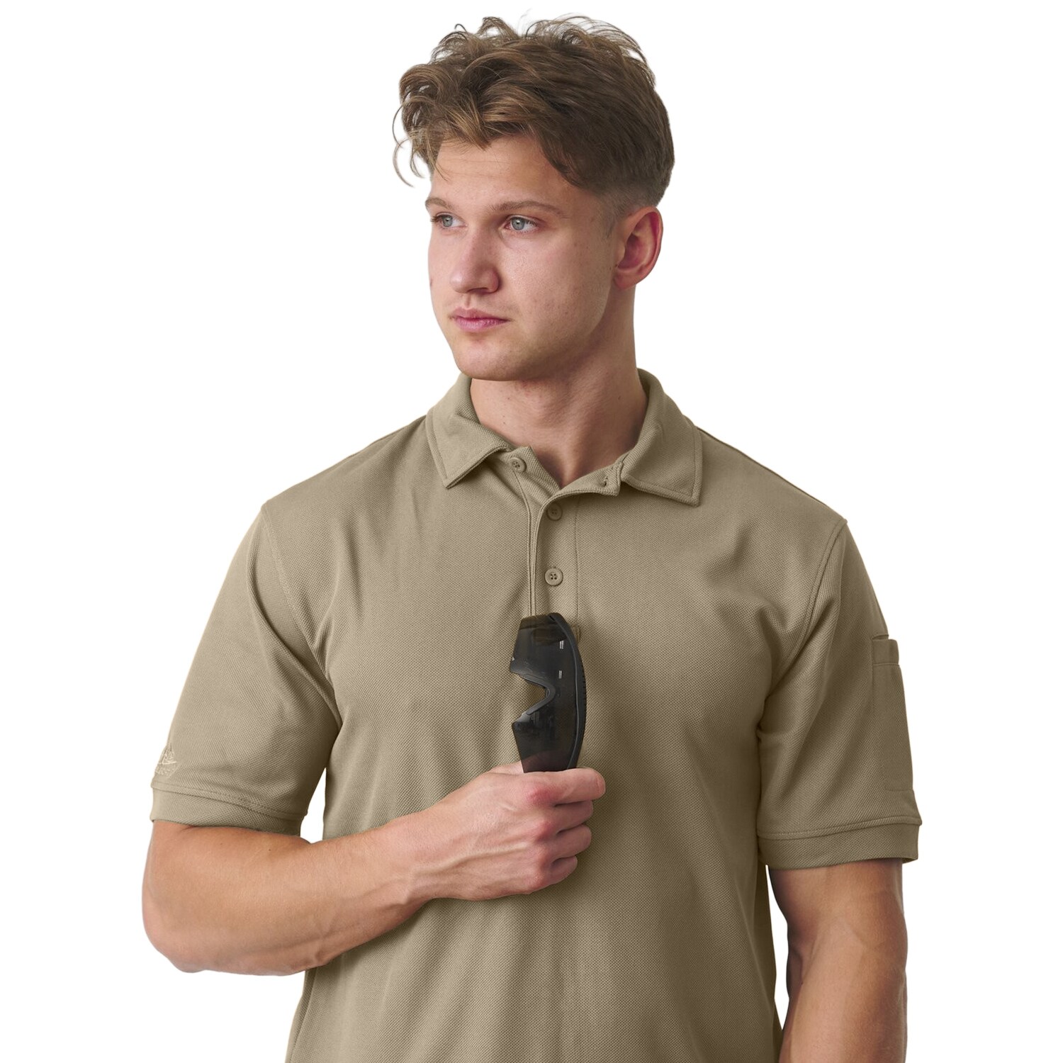 Термоактивна футболка Поло Helikon-Tex UTL TopCool - Khaki