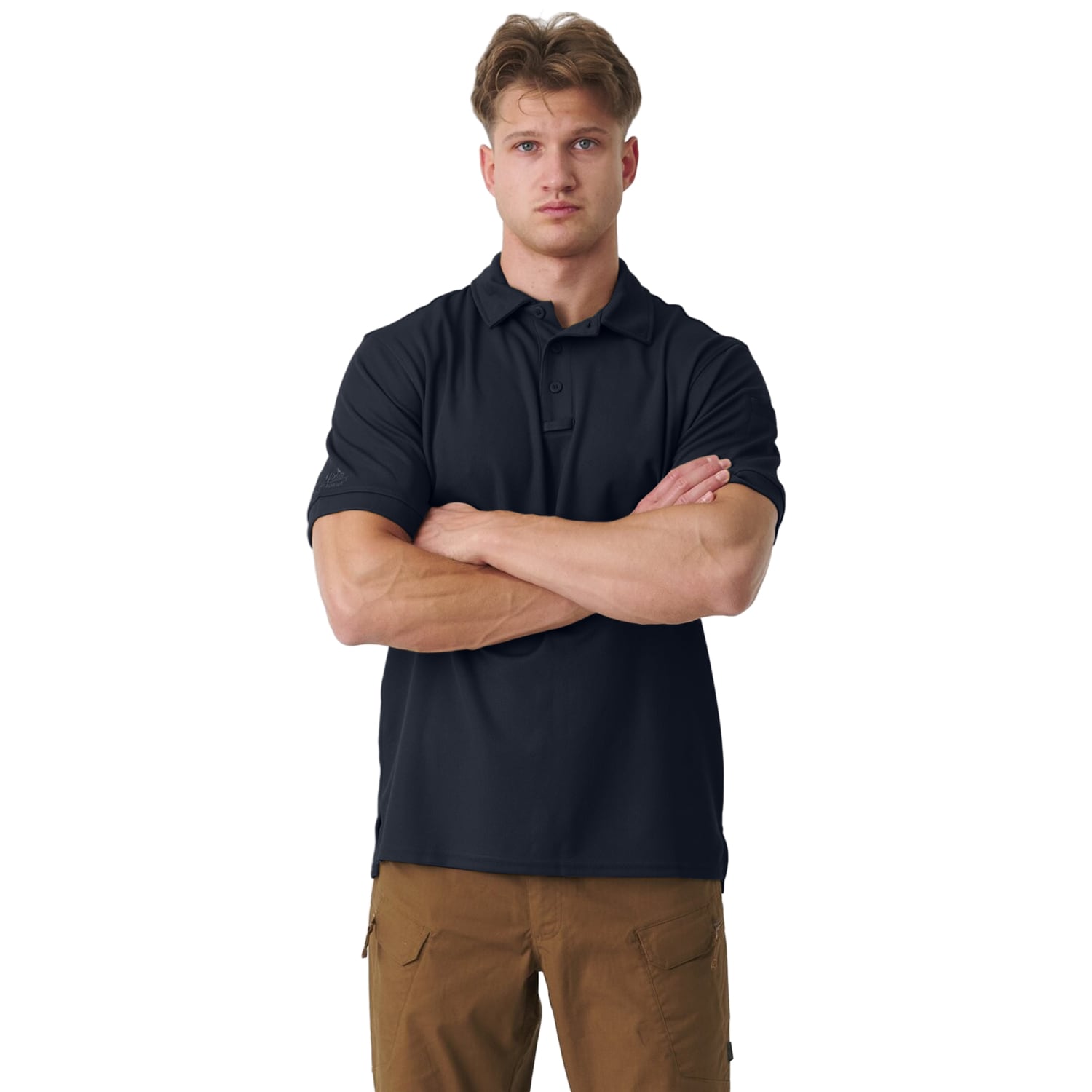 Термоактивна футболка Поло Helikon-Tex UTL TopCool - Navy Blue