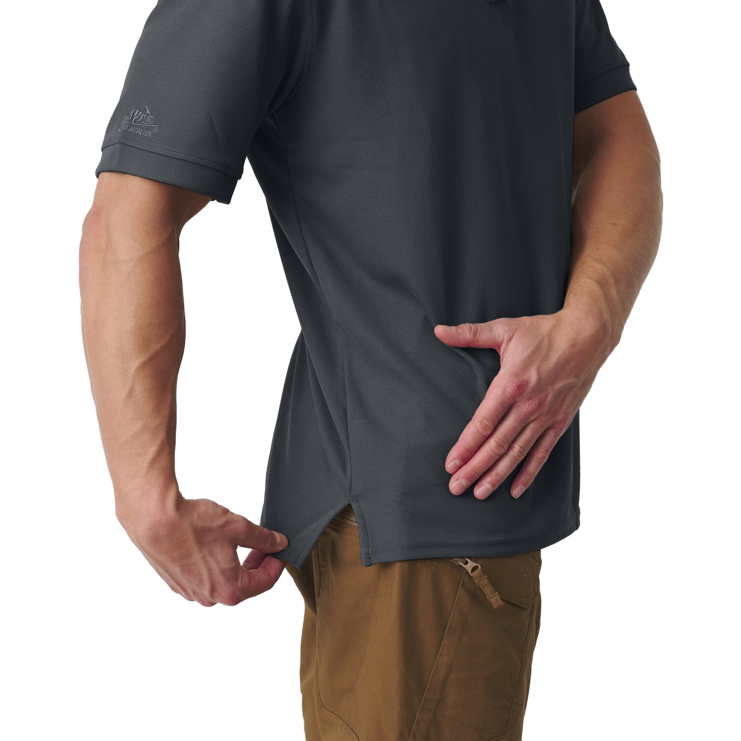 Термоактивна футболка Поло Helikon-Tex UTL TopCool - Shadow Grey