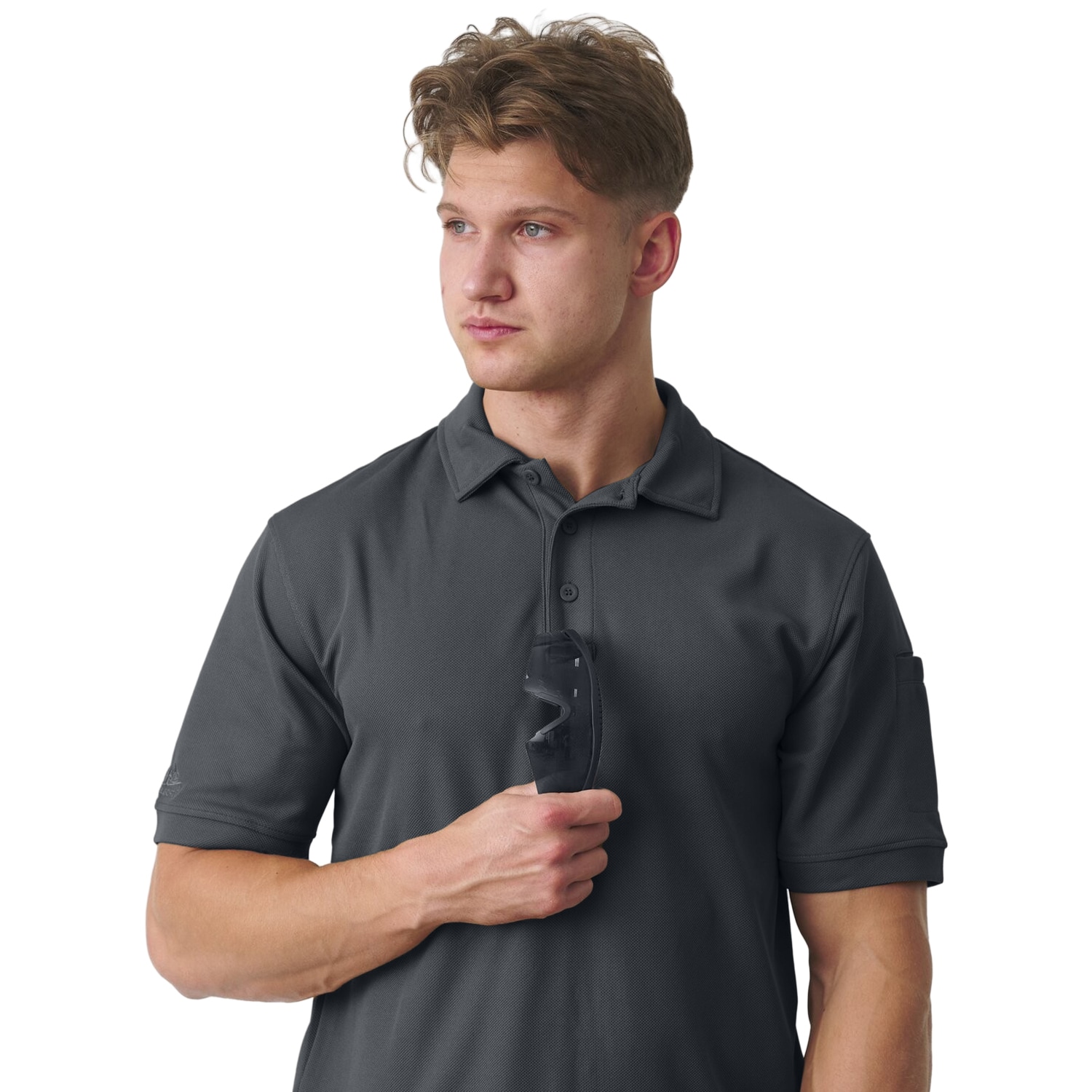 Термоактивна футболка Поло Helikon-Tex UTL TopCool - Shadow Grey