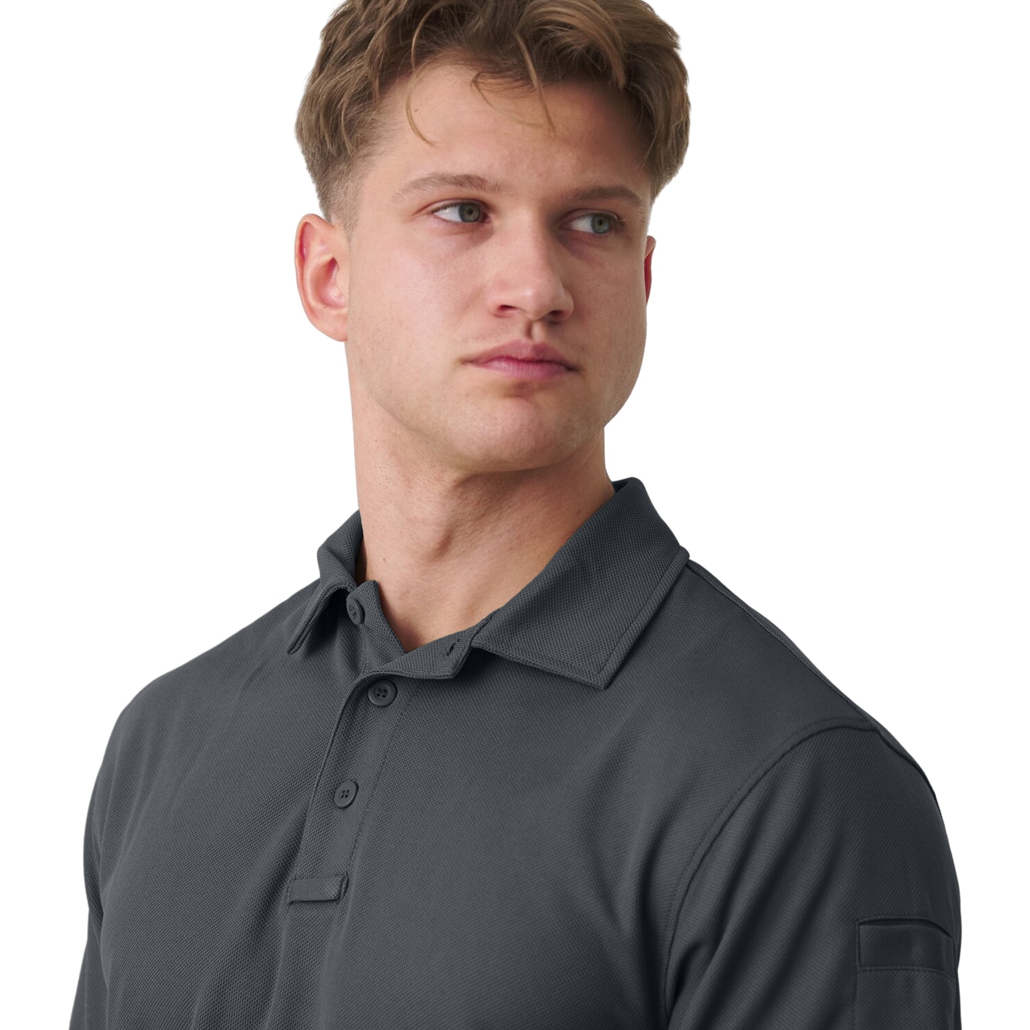 Термоактивна футболка Поло Helikon-Tex UTL TopCool - Shadow Grey
