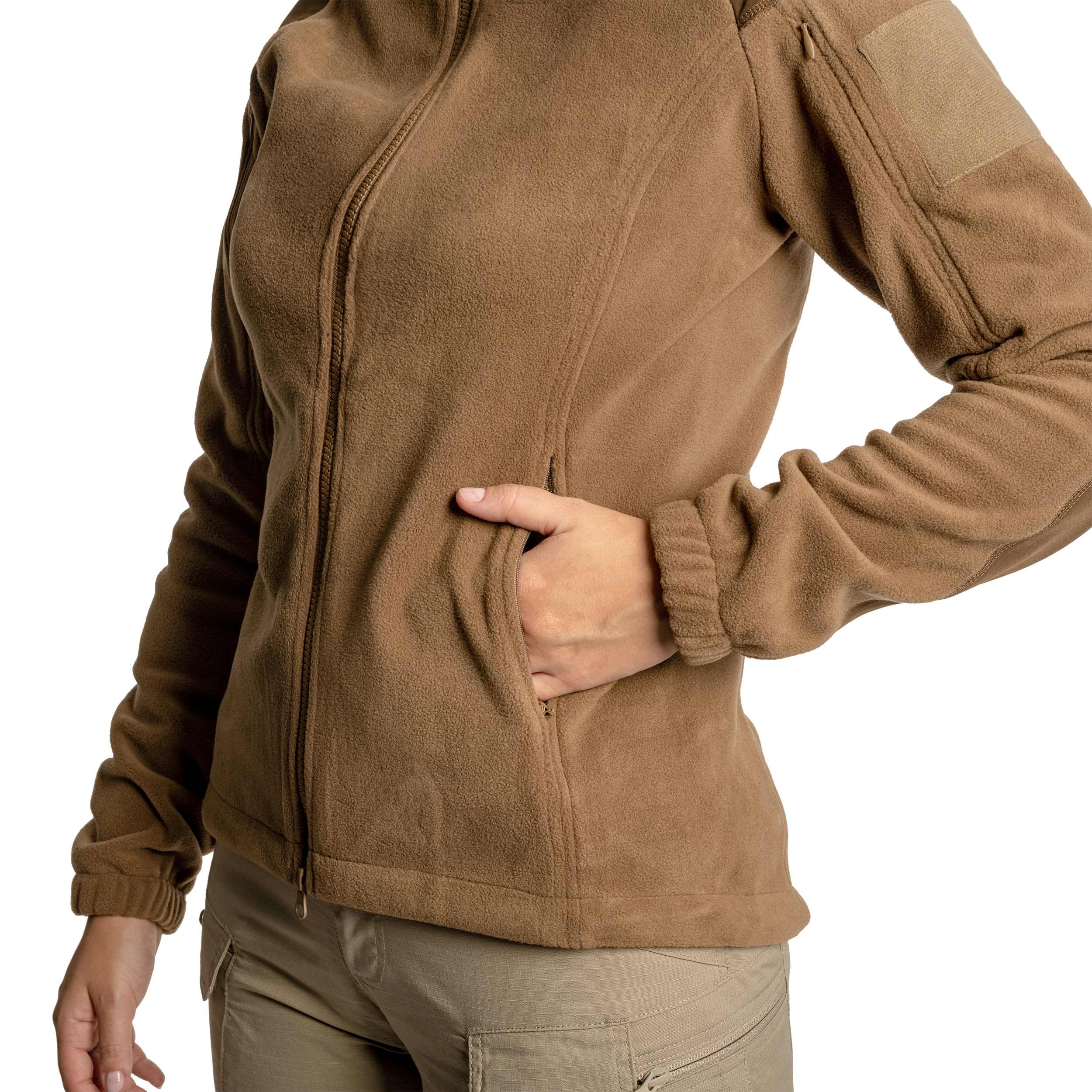 Жіноча флісова кофта Helikon Cumulus Heavy Fleece - Coyote