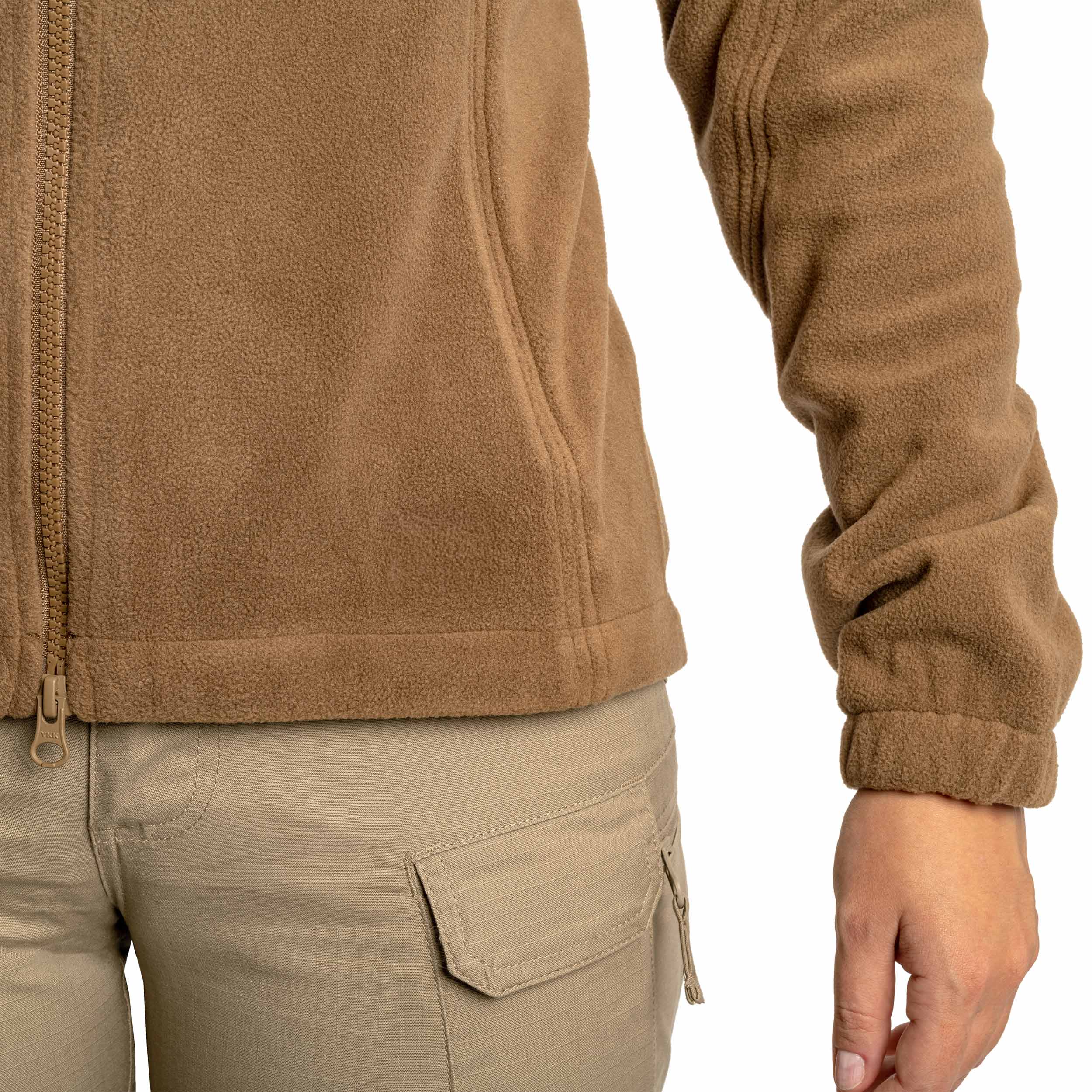 Жіноча флісова кофта Helikon Cumulus Heavy Fleece - Coyote