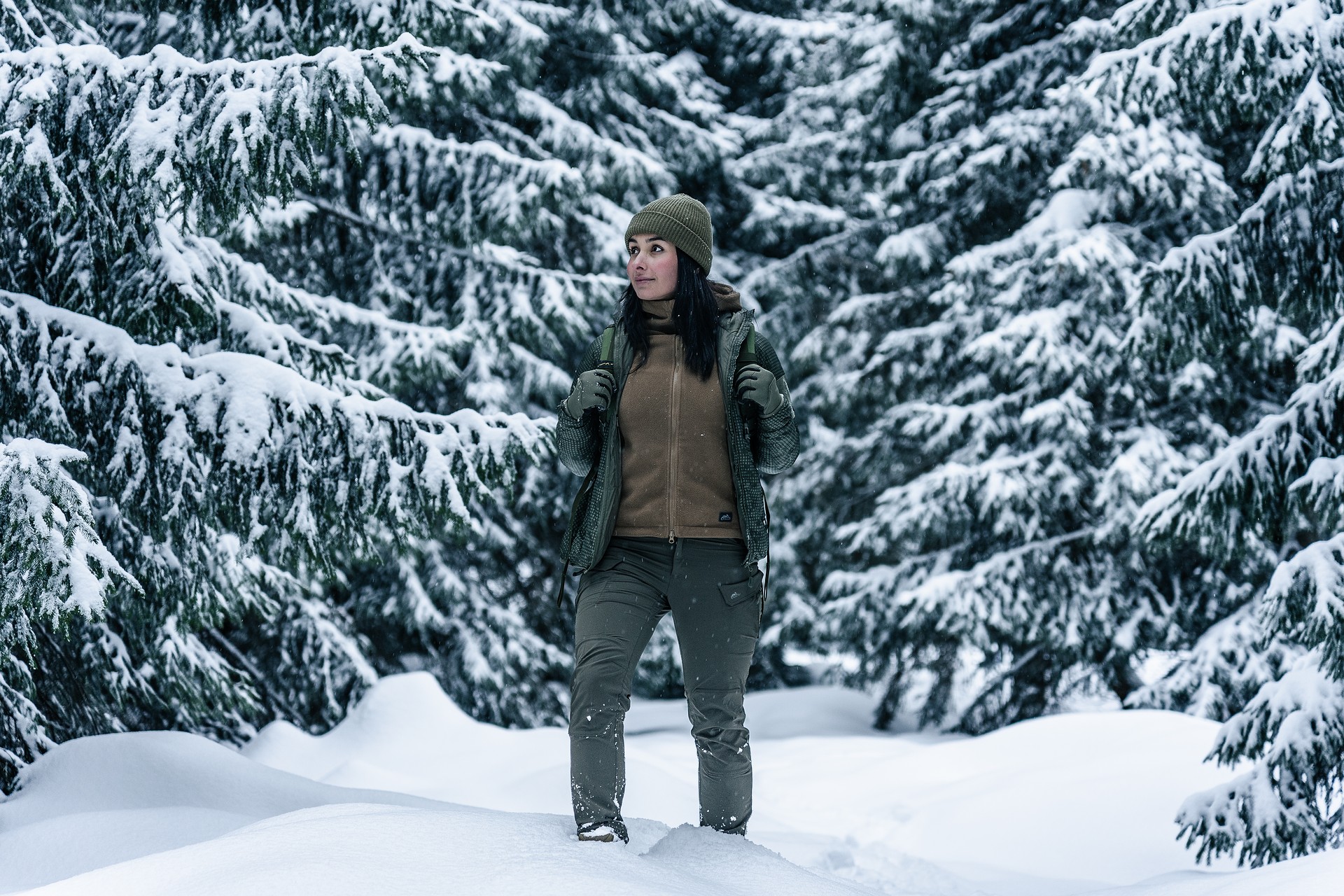 Жіноча флісова кофта Helikon-Tex Cumulus Heavy Fleece - Coyote