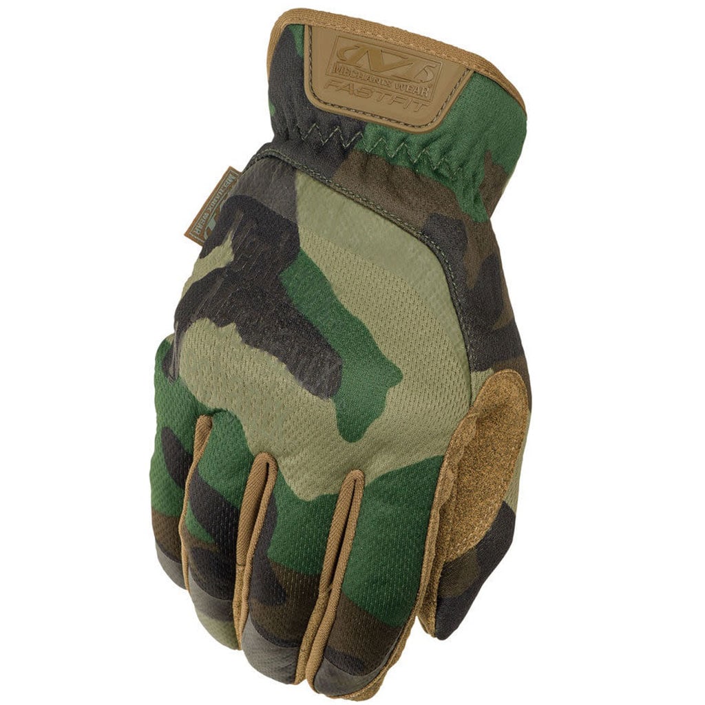 Тактичні рукавиці Mechanix Wear FastFit Woodland Camo