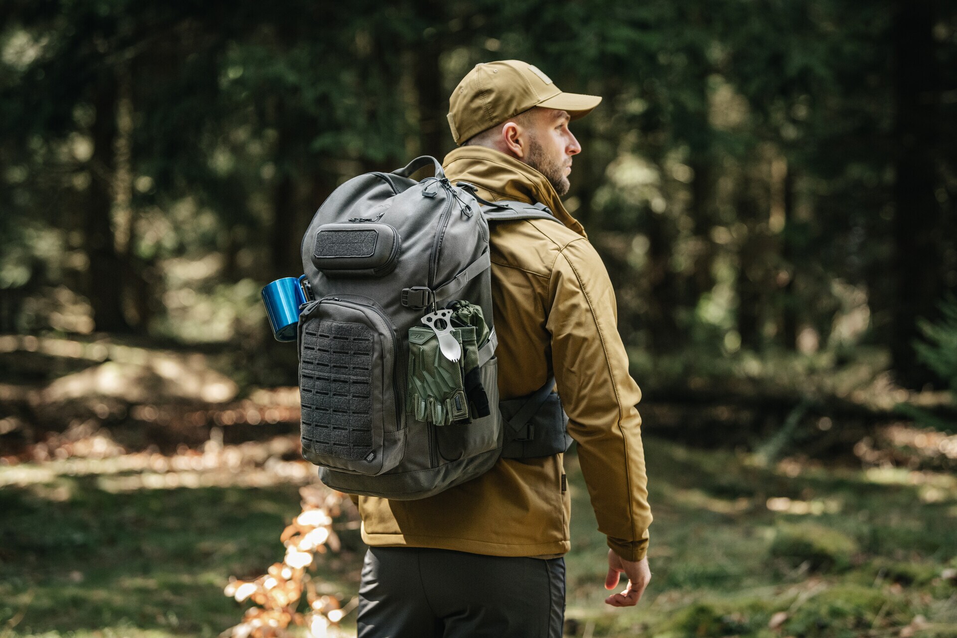 Універсальний столовий прилад Highlander Outdoor Foon 5 In 1 Tool з карабіном