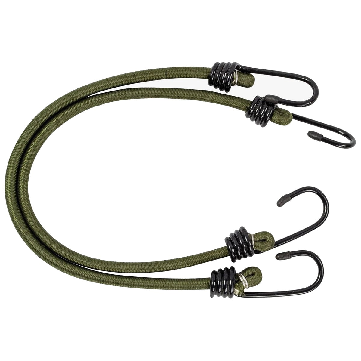 Мотузка bungee Highlander Outdoor 8 мм x 45 см 2 шт. - Olive