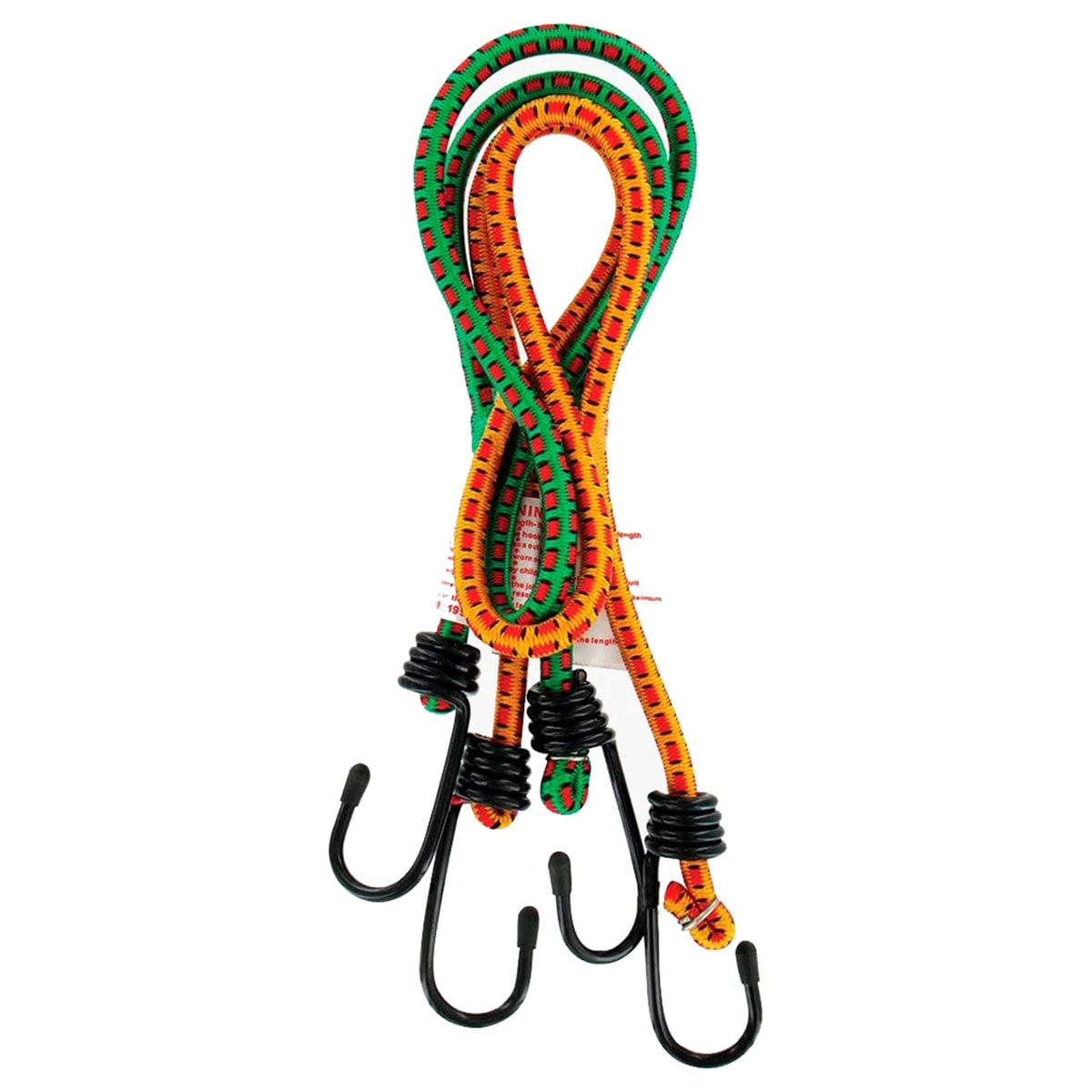 Мотузка bungee Highlander Outdoor 8 мм x 75 см 2 шт. - Multicolor