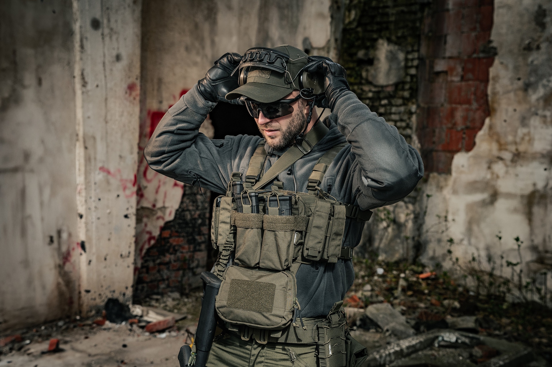 Флісова кофта Helikon-Tex Patriot - Shadow Grey