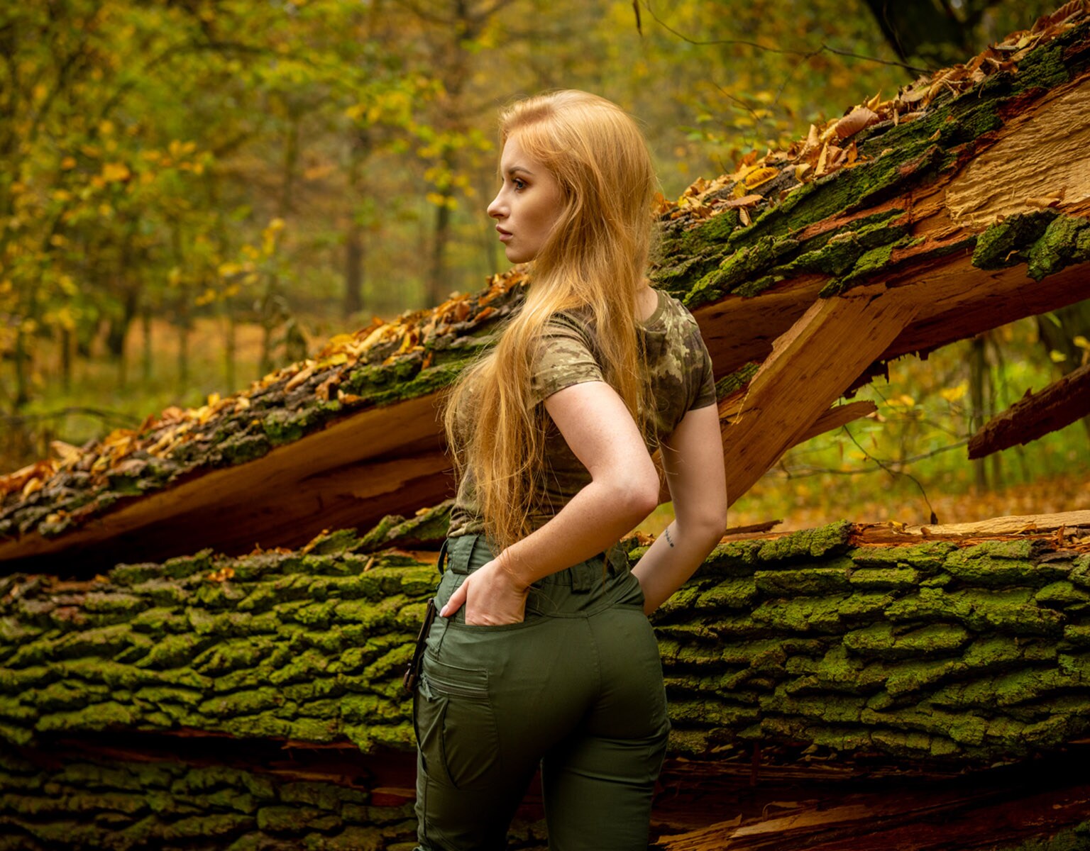 Жіночі штани Helikon-Tex Women's UTP PolyCotton Rip-Stop - Olive Drab