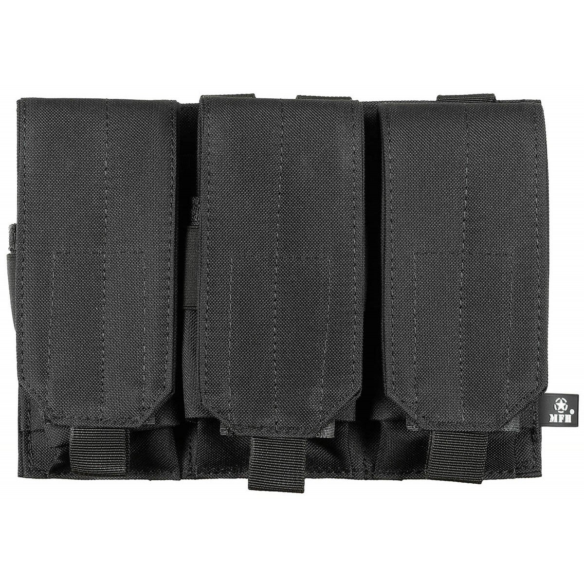 Потрійний підсумок MFH Ammo Pouch Triple MOLLE - Black