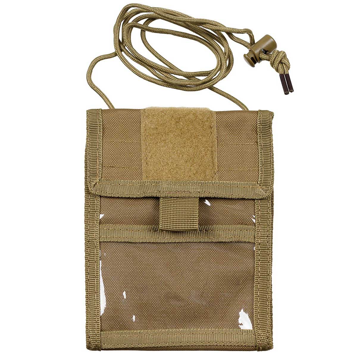Сумка на шию для документів MFH Neck Pouch - Coyote