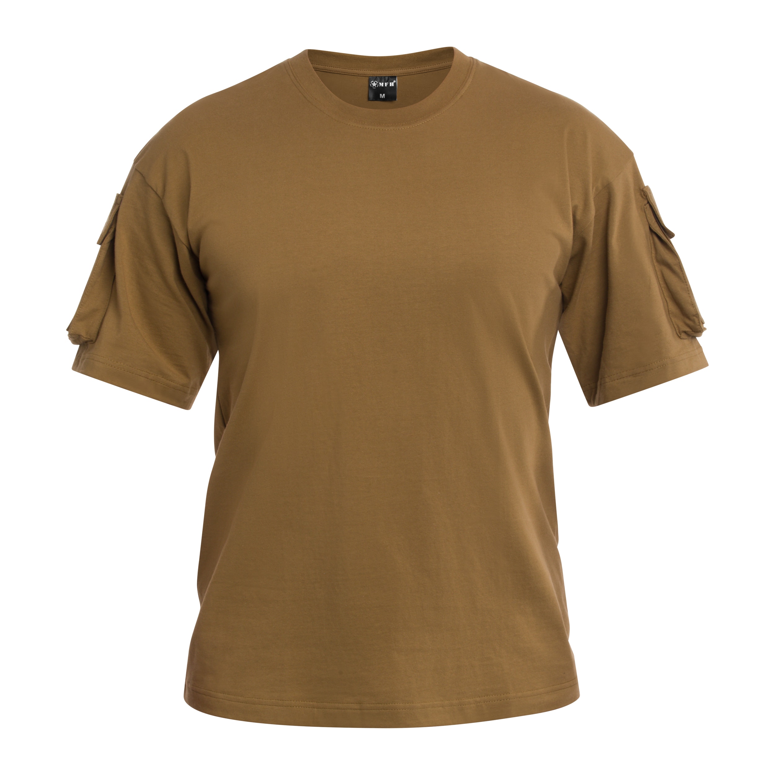Футболка T-shirt MFH з кишенями - Coyote