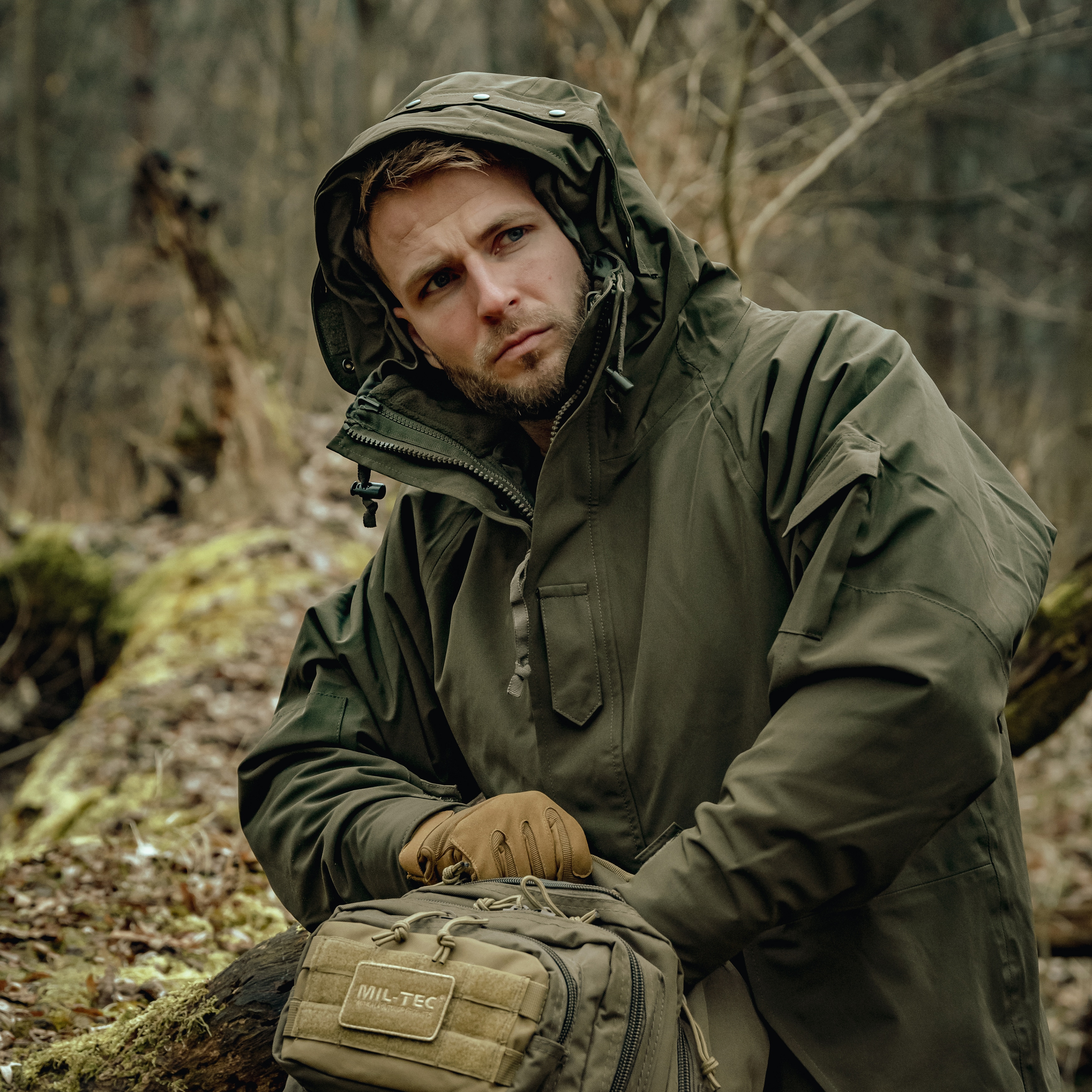 Куртка Mil-Tec ECWCS Wet Weather з підкладкою - Olive