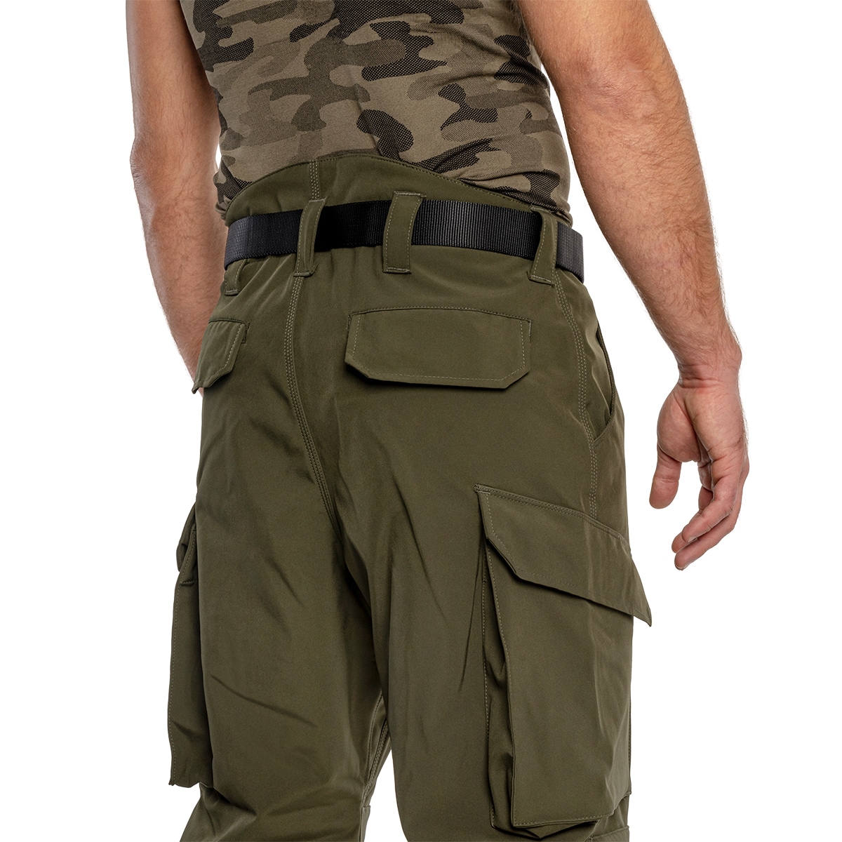 Утеплені штани Mil-Tec Softshell Explorer водонепроникні - Olive