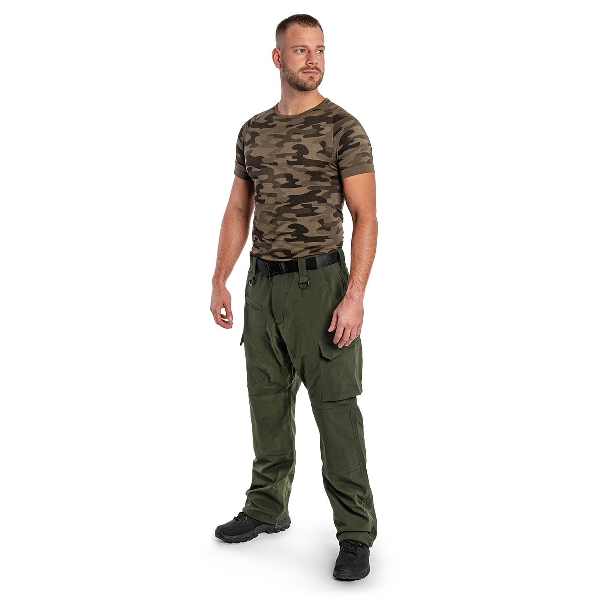 Утеплені штани Mil-Tec Softshell Explorer водонепроникні - Olive