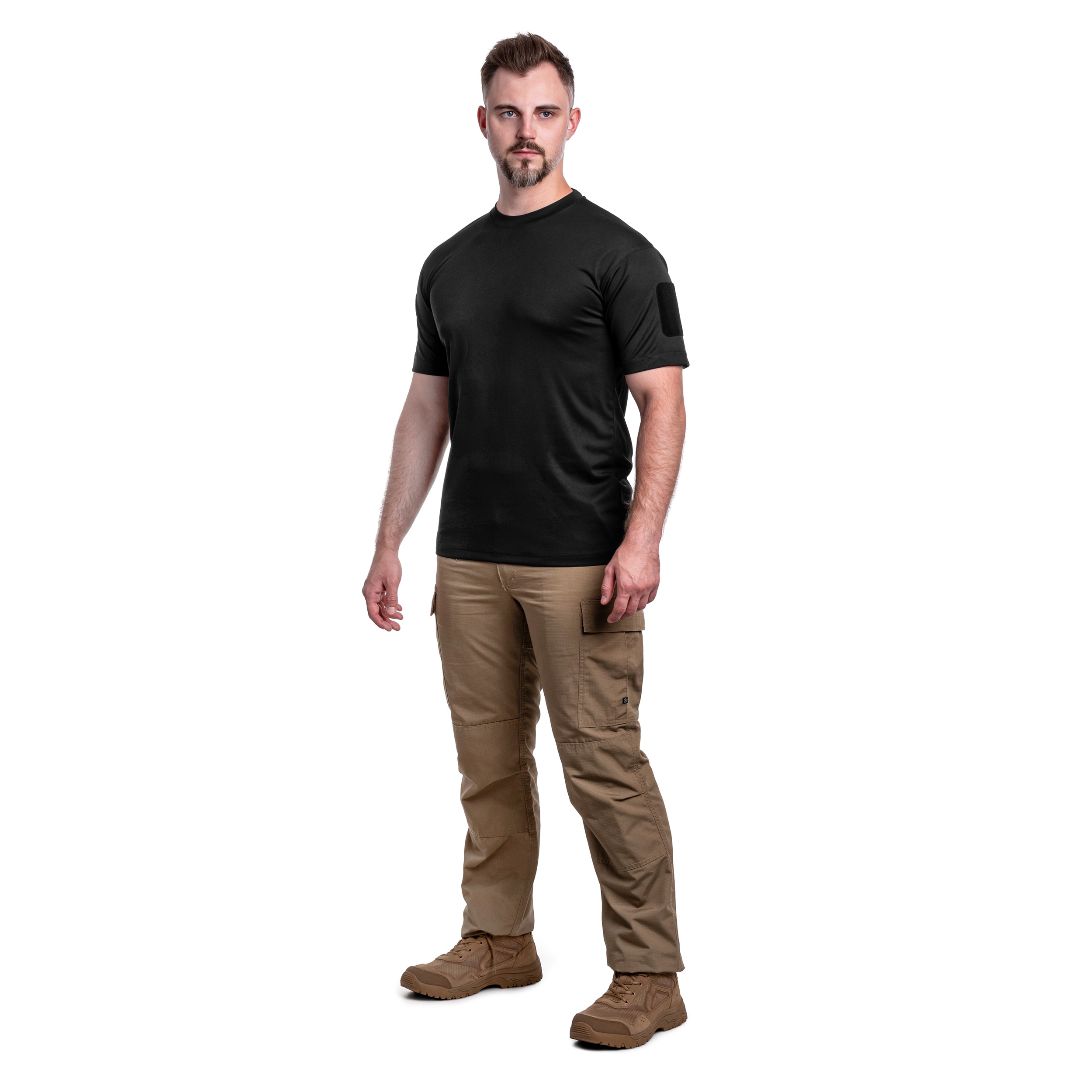 Термоактивна футболка Mil-Tec Tactical Short Sleeve - Black 