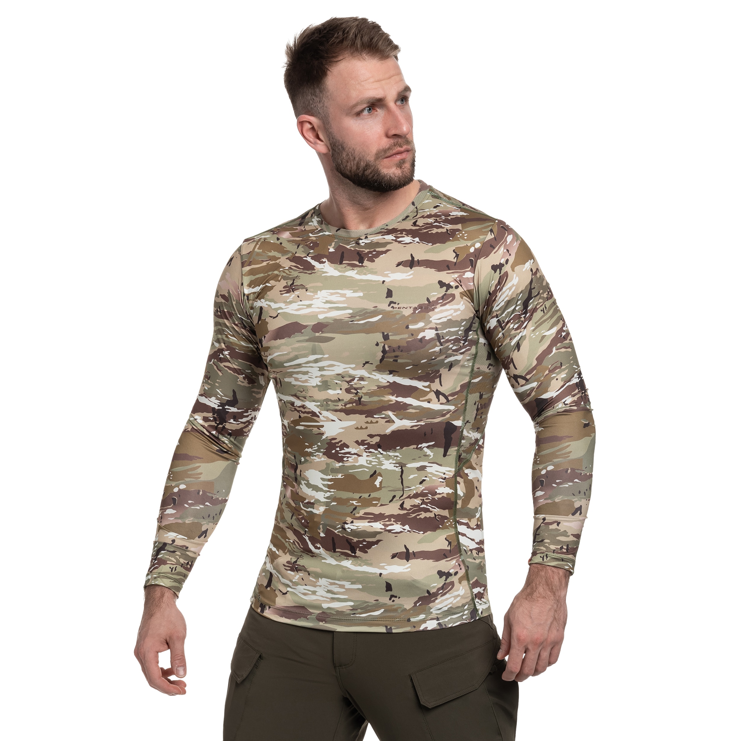 Термоактивна футболка Pentagon Apollo Activity Long Sleeve - PentaCamo