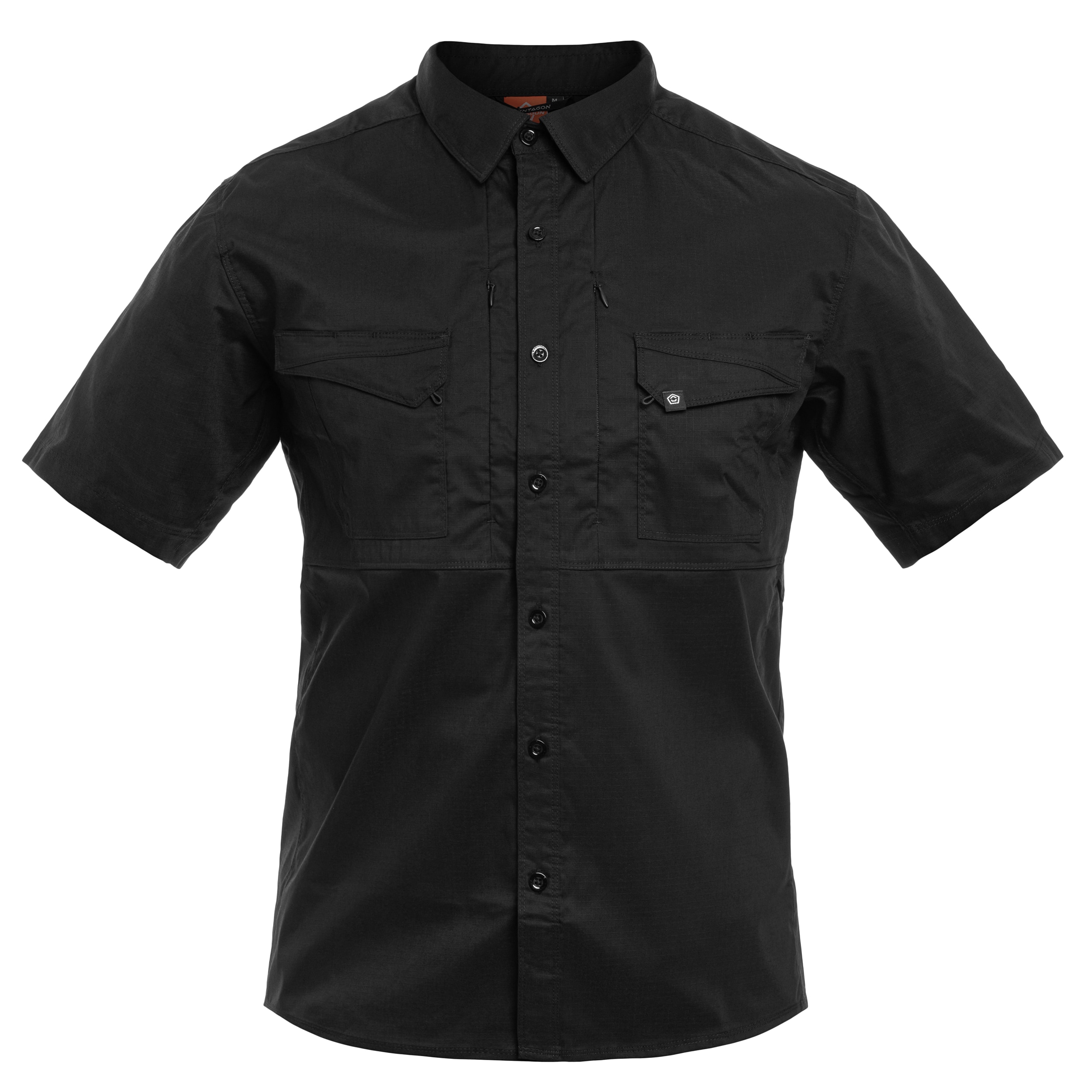 Тактична сорочка Pentagon Plato Short Sleeve - Black