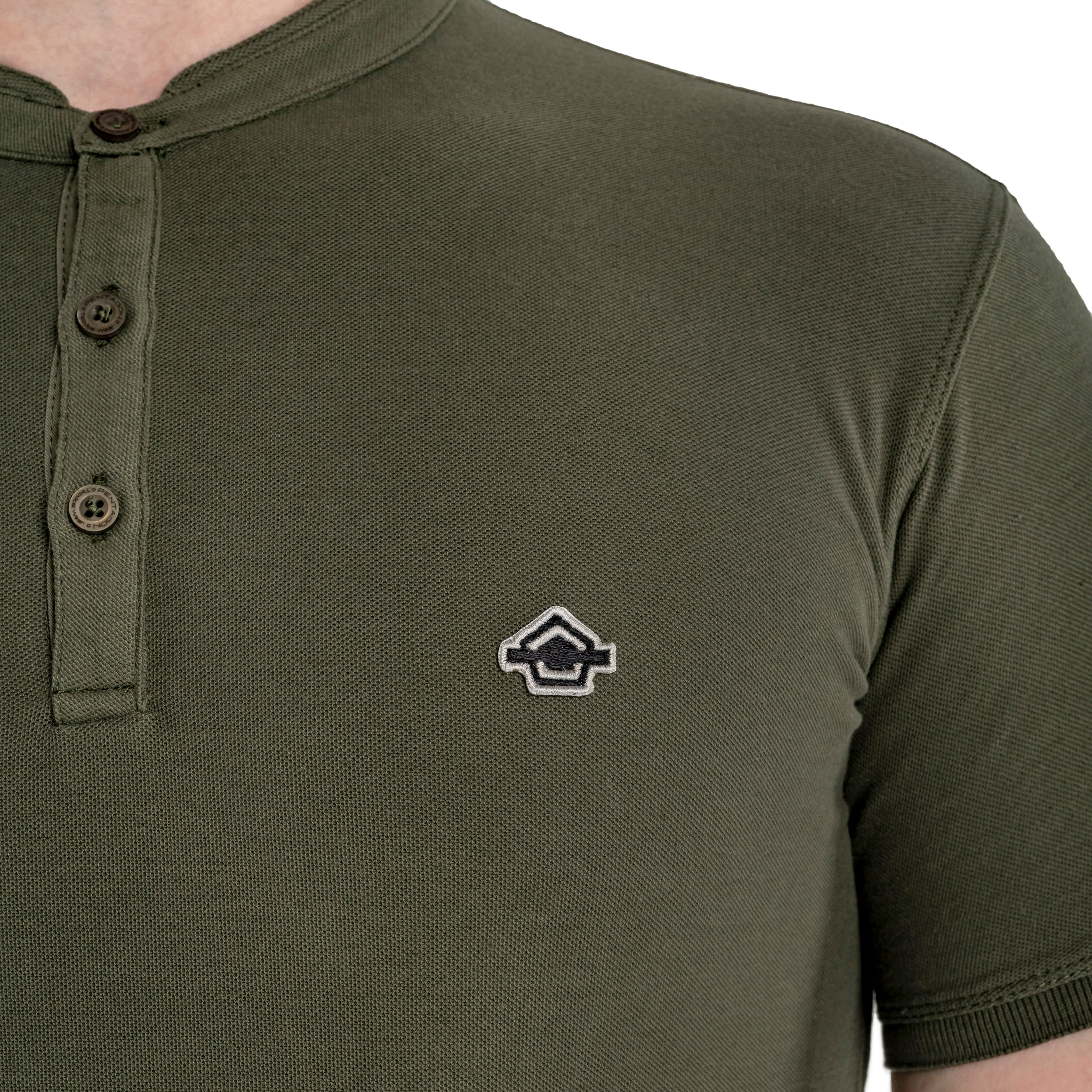 Футболка T-Shirt Pentagon Levantes Henley - Camo Green