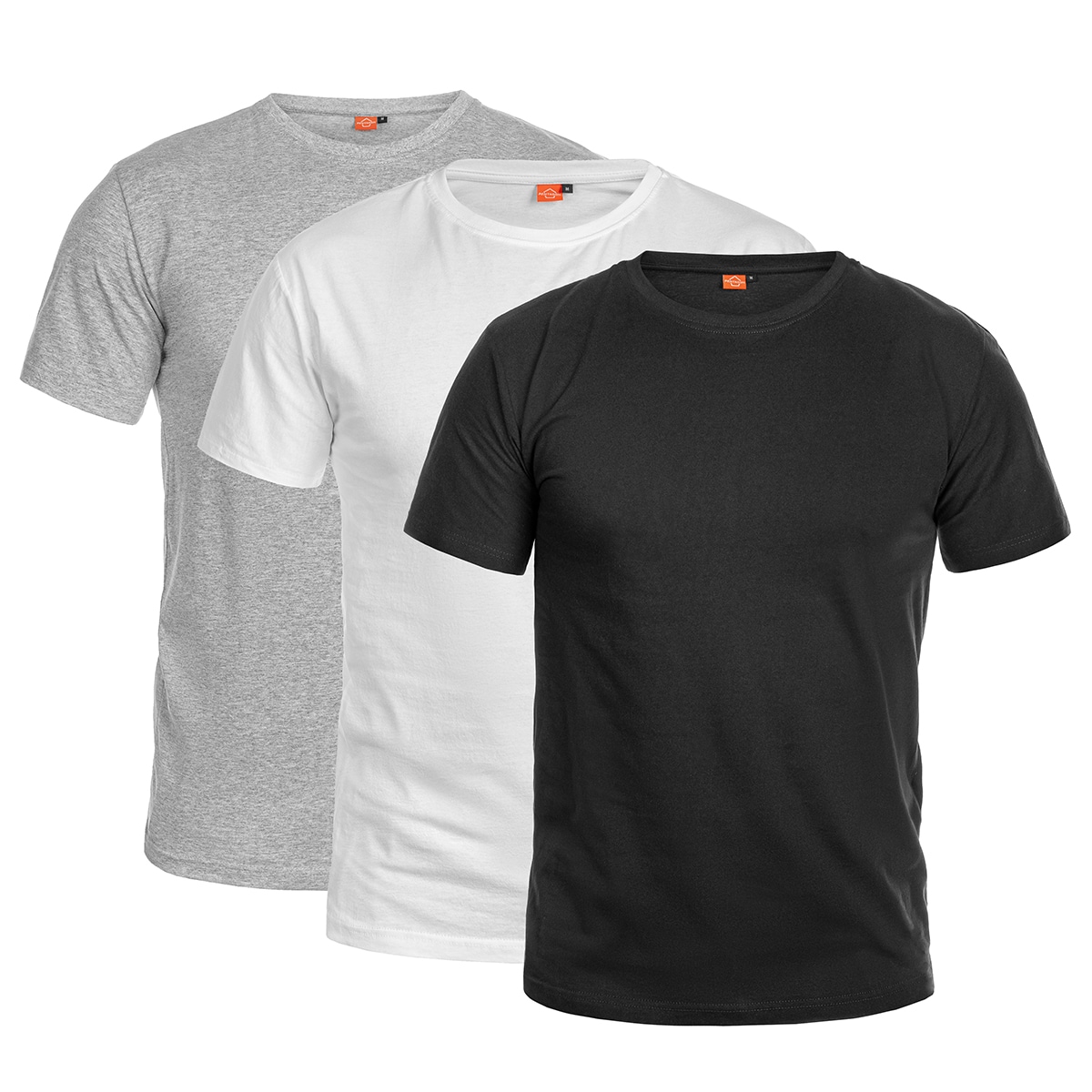 Футболки T-Shirt Pentagon Orpheus Black White Gray Melange – 3 шт.